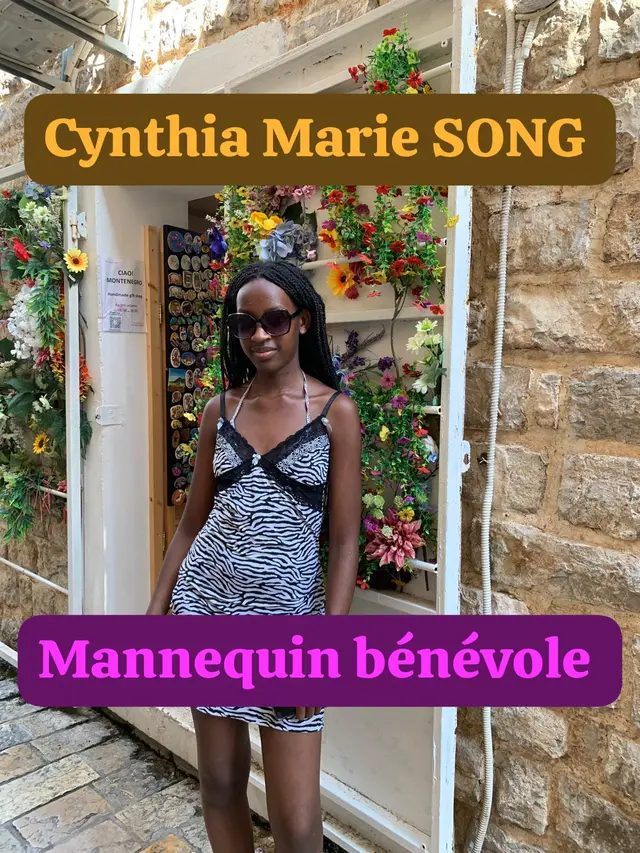 Cynthia Marie Song, mannequin bénévole de Miss Univers Ethno France.